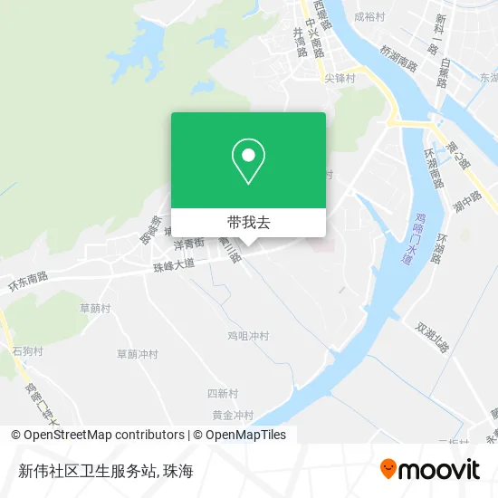 新伟社区卫生服务站地图