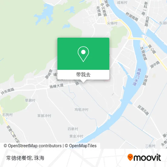 常德佬餐馆地图