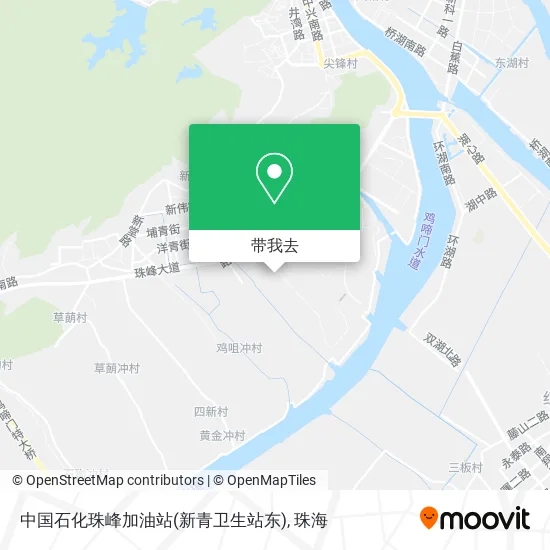 中国石化珠峰加油站(新青卫生站东)地图