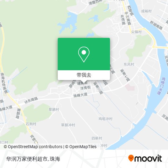 华润万家便利超市地图