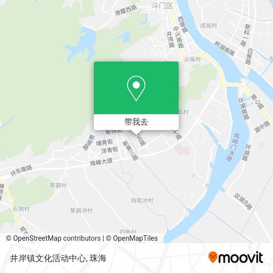 井岸镇文化活动中心地图