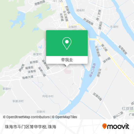 珠海市斗门区箐华学校地图