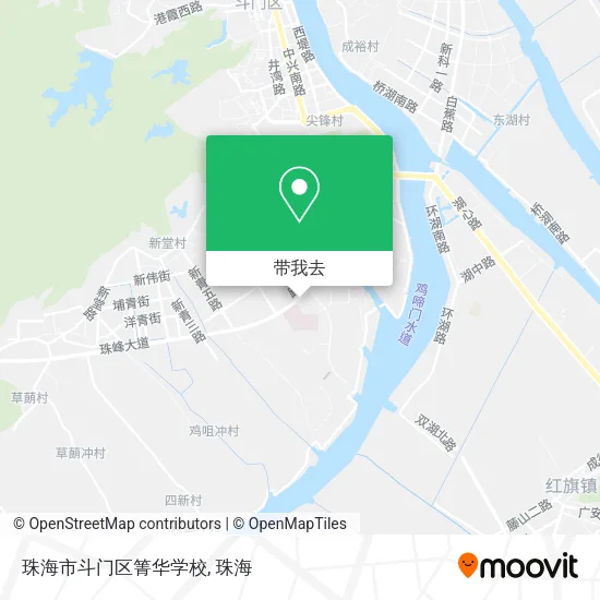 珠海市斗门区箐华学校地图