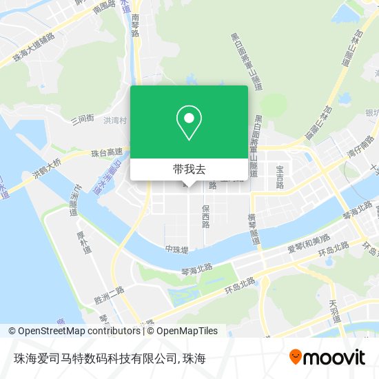 珠海爱司马特数码科技有限公司地图