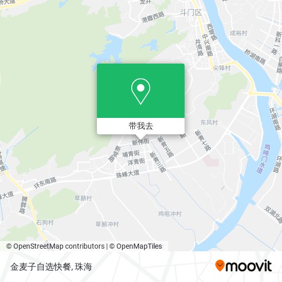 金麦子自选快餐地图