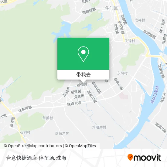 合意快捷酒店-停车场地图