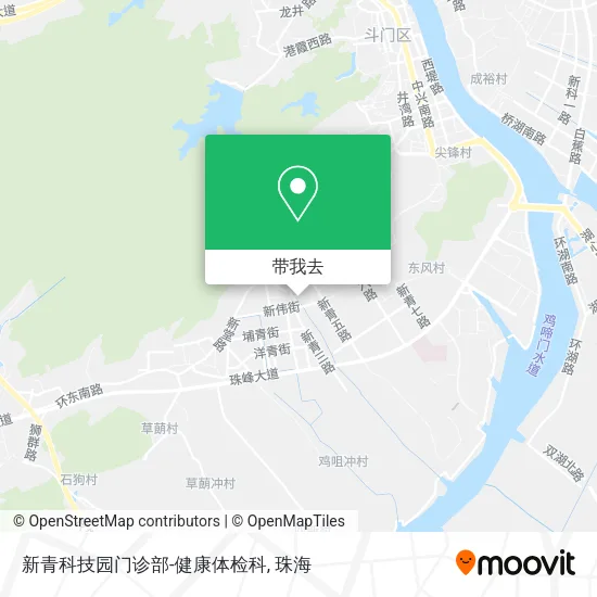 新青科技园门诊部-健康体检科地图