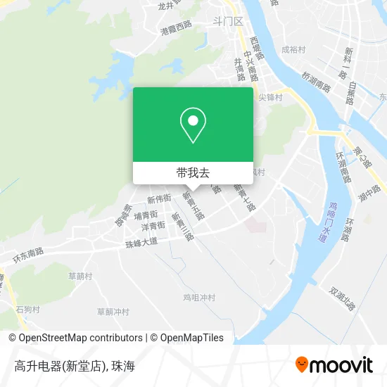 高升电器(新堂店)地图