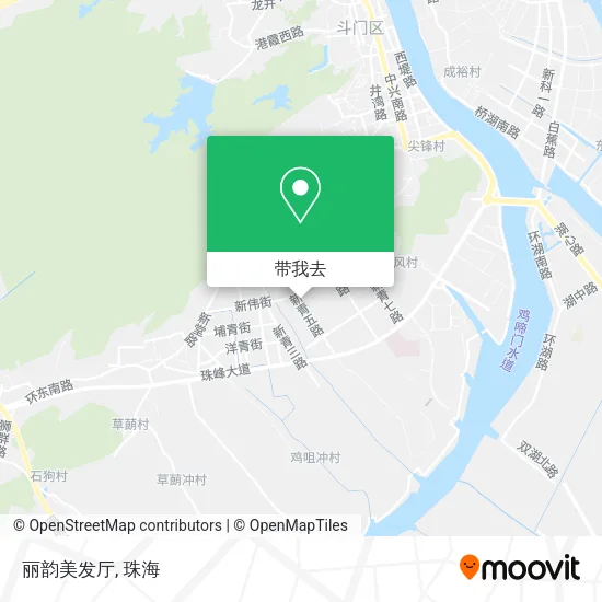 丽韵美发厅地图