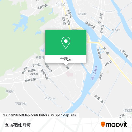 五福花园地图