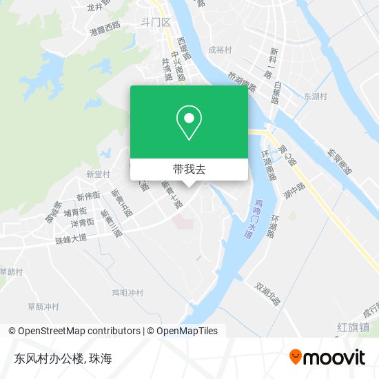 东风村办公楼地图
