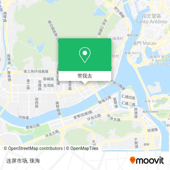 连屏市场地图