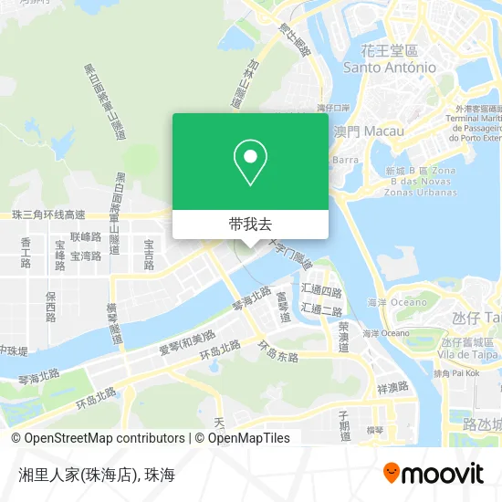 湘里人家(珠海店)地图