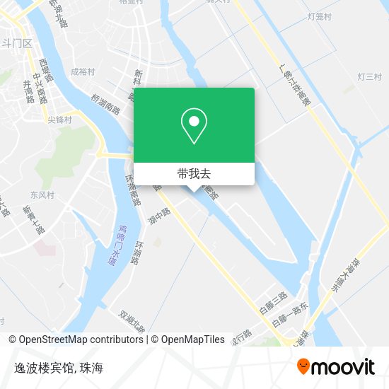 逸波楼宾馆地图