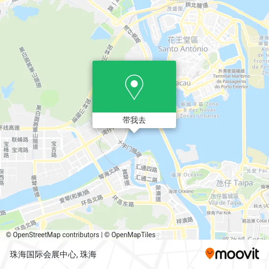 珠海国际会展中心地图