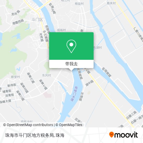 珠海市斗门区地方税务局地图