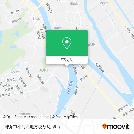 珠海市斗门区地方税务局地图