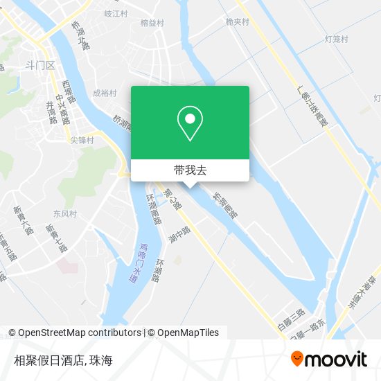 相聚假日酒店地图