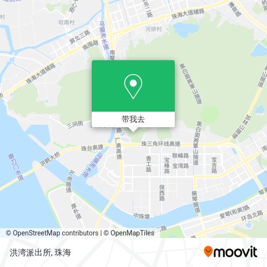 洪湾派出所地图