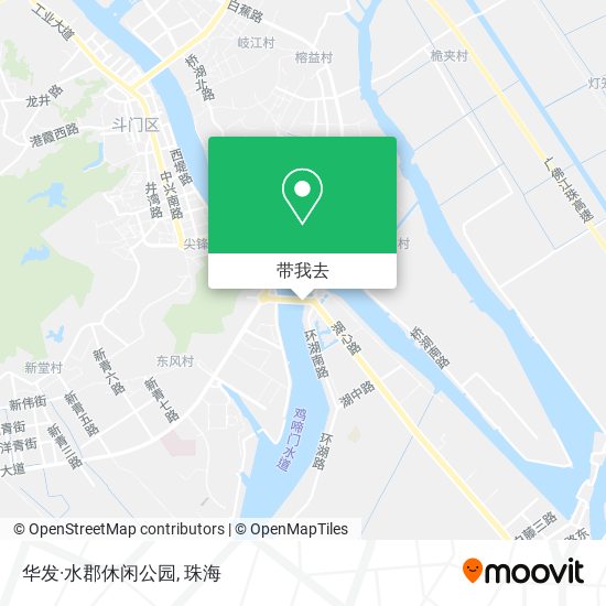 华发·水郡休闲公园地图