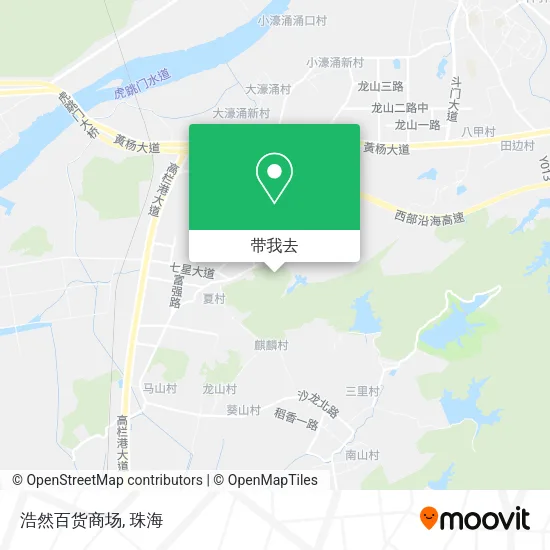 浩然百货商场地图