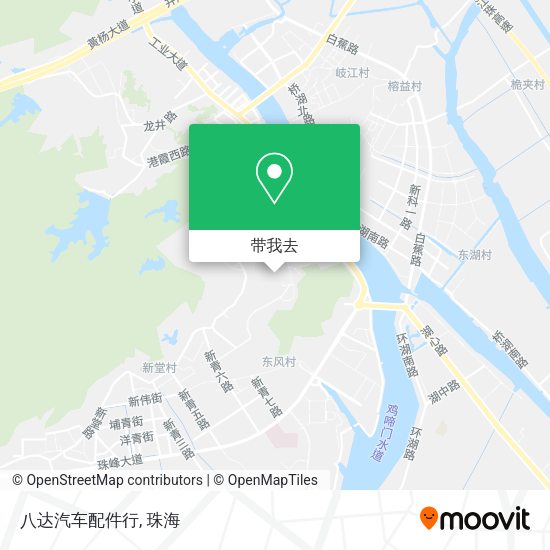 八达汽车配件行地图