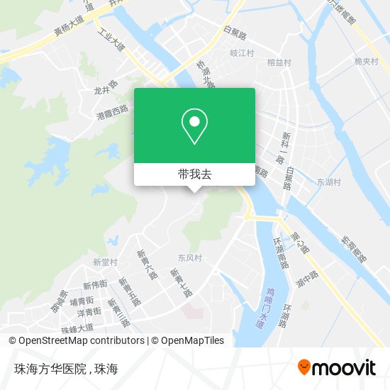 珠海方华医院地图