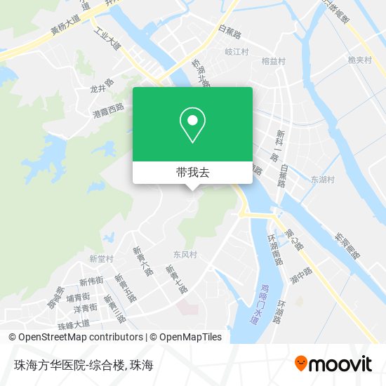 珠海方华医院-综合楼地图