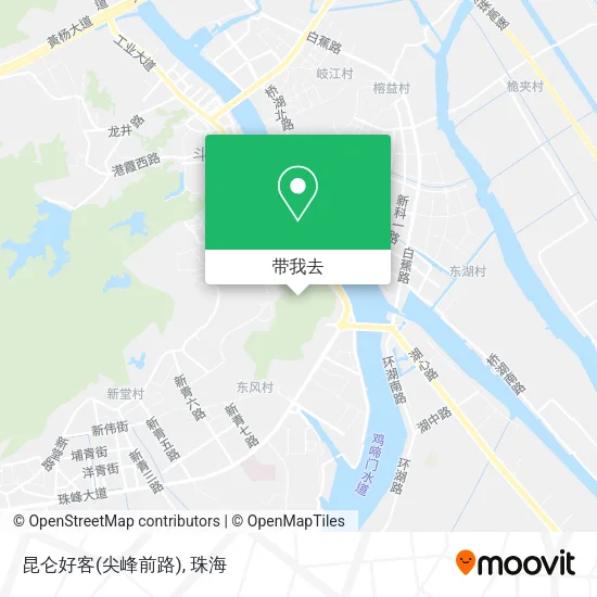 昆仑好客(尖峰前路)地图