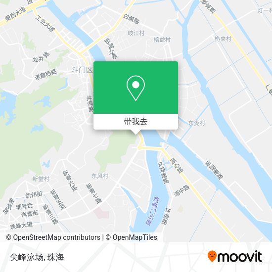 尖峰泳场地图