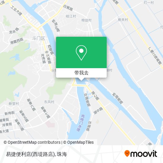 易捷便利店(西堤路店)地图