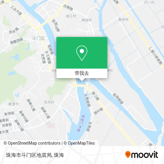珠海市斗门区地震局地图