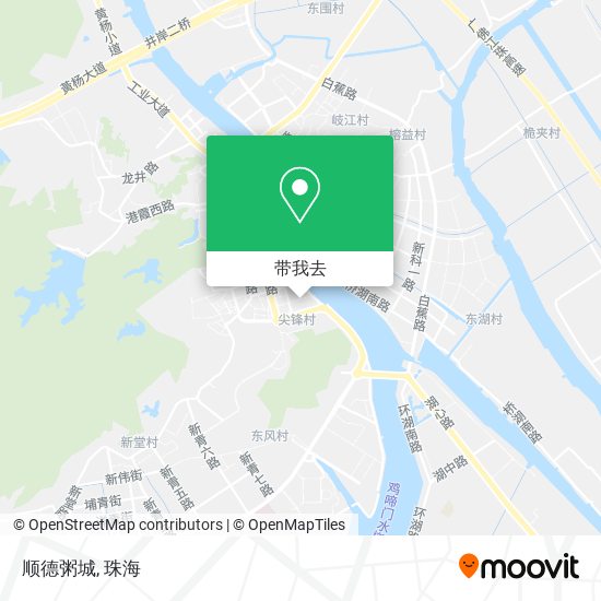顺德粥城地图