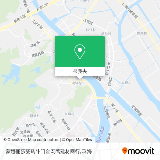 蒙娜丽莎瓷砖斗门金宏鹰建材商行地图