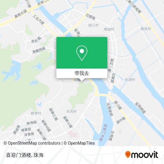 喜迎门酒楼地图