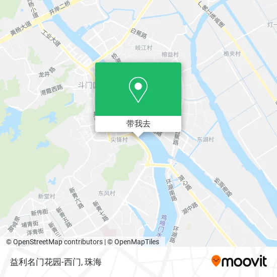 益利名门花园-西门地图