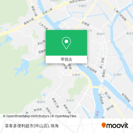 喜客多便利超市(环山店)地图