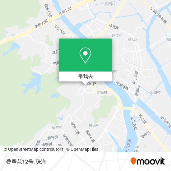 叠翠苑12号地图