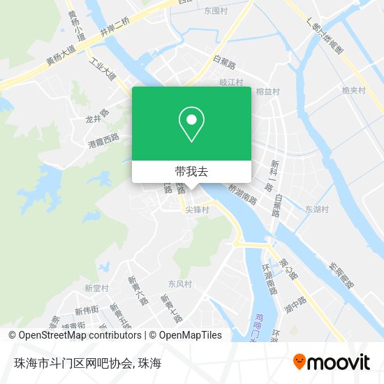珠海市斗门区网吧协会地图