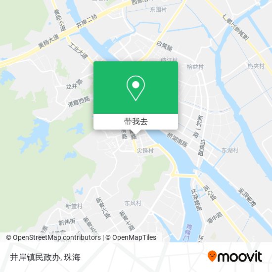 井岸镇民政办地图