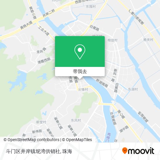 斗门区井岸镇坭湾供销社地图