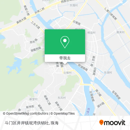 斗门区井岸镇坭湾供销社地图