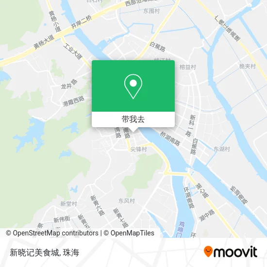 新晓记美食城地图