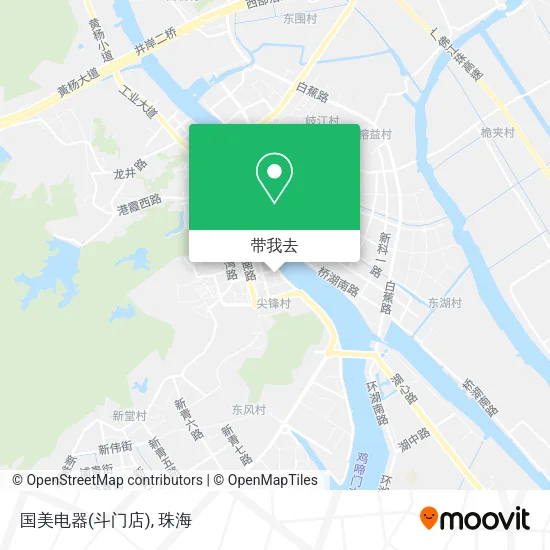 国美电器(斗门店)地图
