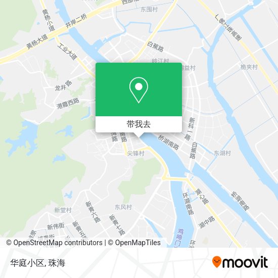 华庭小区地图
