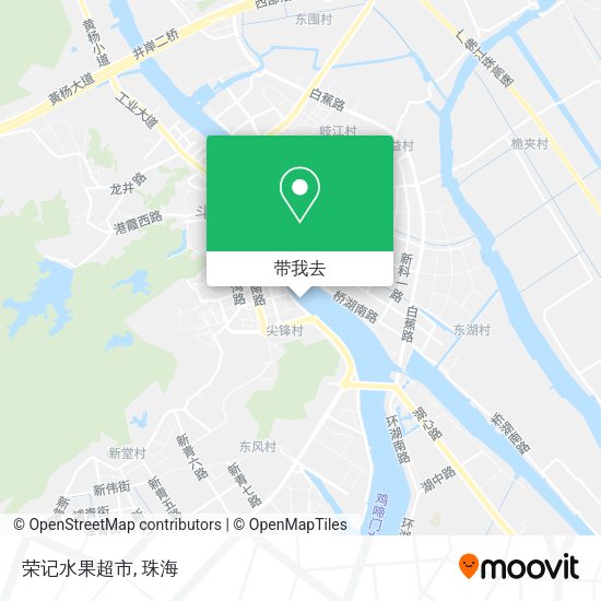 荣记水果超市地图