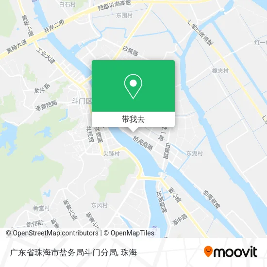广东省珠海市盐务局斗门分局地图