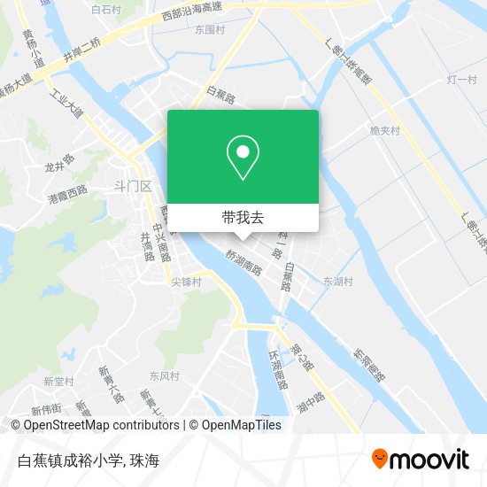白蕉镇成裕小学地图