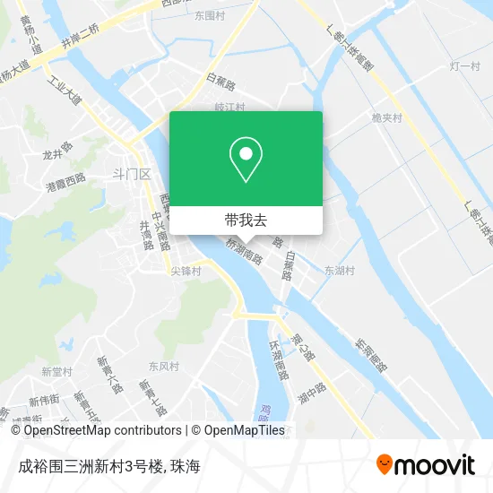 成裕围三洲新村3号楼地图
