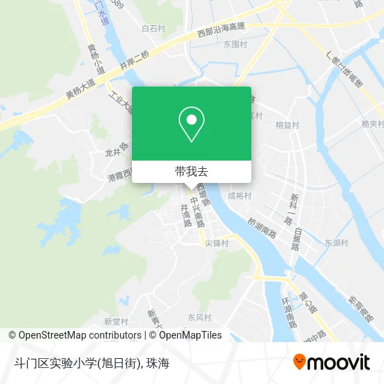 斗门区实验小学(旭日街)地图